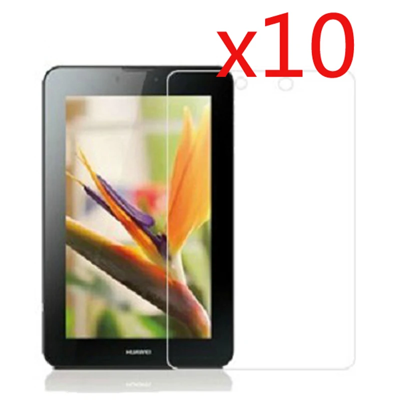 10 шт./лот прозрачная защитная пленка для ЖК-экрана Huawei MediaPad 7 Vogue S7-601C/U/W Youth S7-701U/C/W |