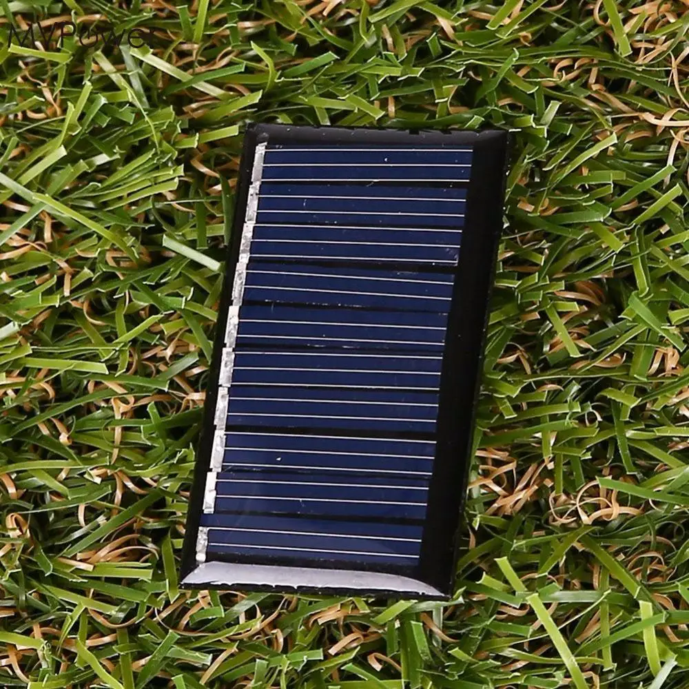 Мини эпоксидная солнечная панель MVPower 5V 2W 25MA 45х25 мм внешний аккумулятор для