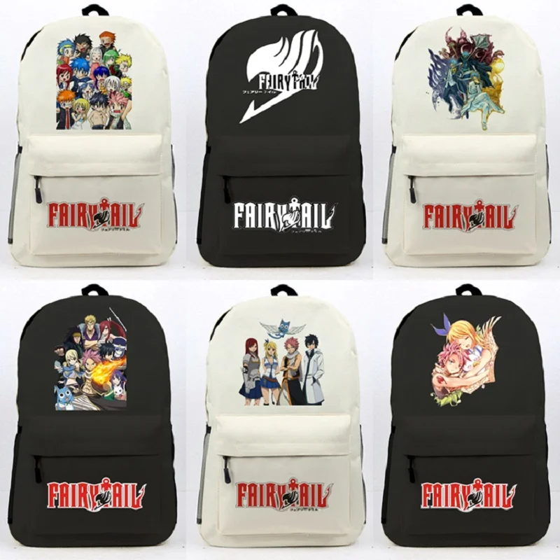 

Fairy tail Аниме Рюкзак консервативный стиль унисекс высокого качества большая емкость милый