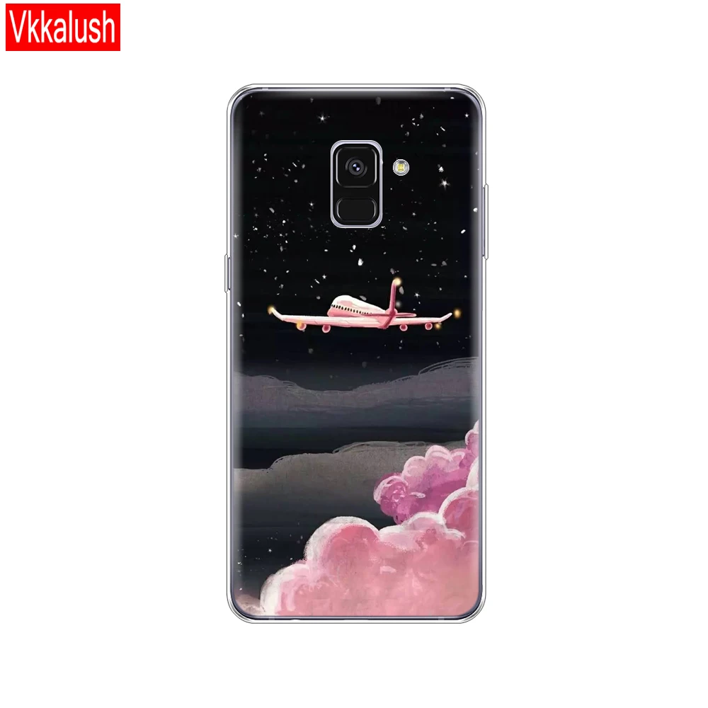 80081 Силиконовый чехол для samsung Galaxy A8 A530 A530F чехол мягкий Tpu чехол для телефона для samsung A8 Plus A730 A730F чехол прозрачная сумка - Цвет: 80081
