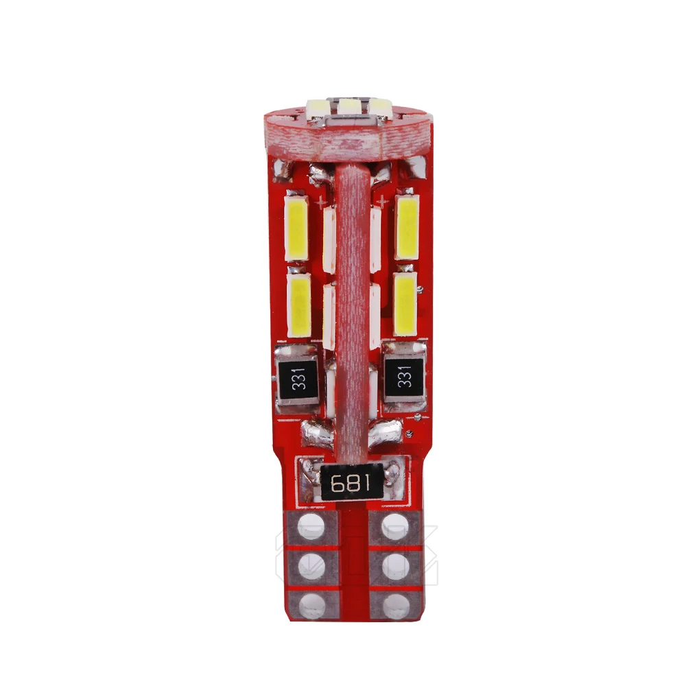 Новый 50 x T10 светодиодный canbus 19smd W5W 194 168 19 4014 SMDCar Interior Styling No Error DC12V лампа светильник