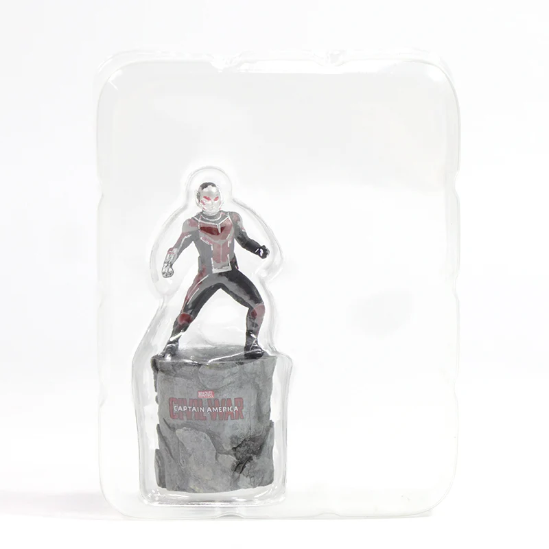 black silver no box 5-7 см Marvel игрушки Мстители эндшпиль мини муравей ОСА желтая куртка ПВХ Фигурки супергероя Коллекционная модель кукла игрушка антман - Цвет: black silver no box