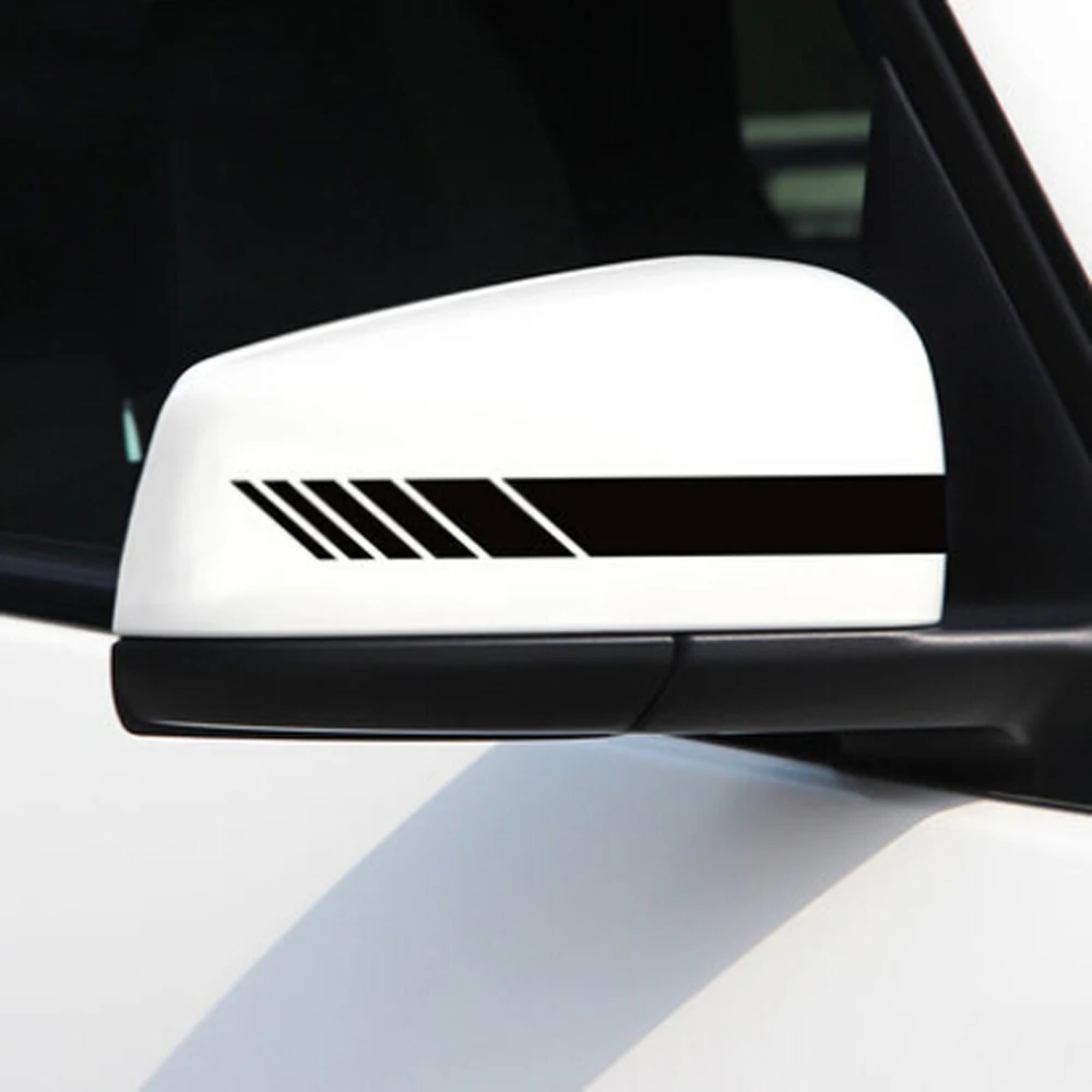 1 pair Universal Rear-view Mirror Stickers side decal for Hyundai ix35 iX45 iX25 i20 i30 Sonata Verna Solaris Elantra Accent | Автомобили
