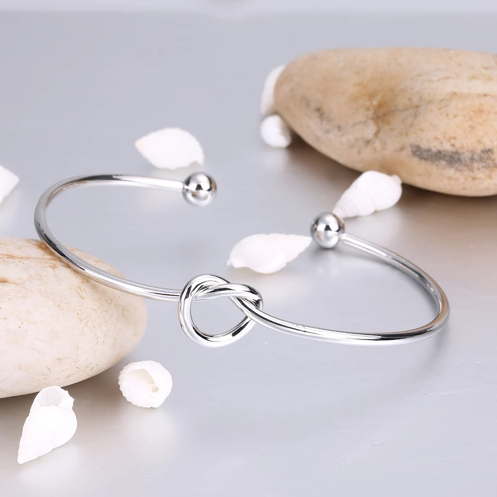 10 шт./лот простой браслет с сердечком ювелирное изделие женский золотистого и