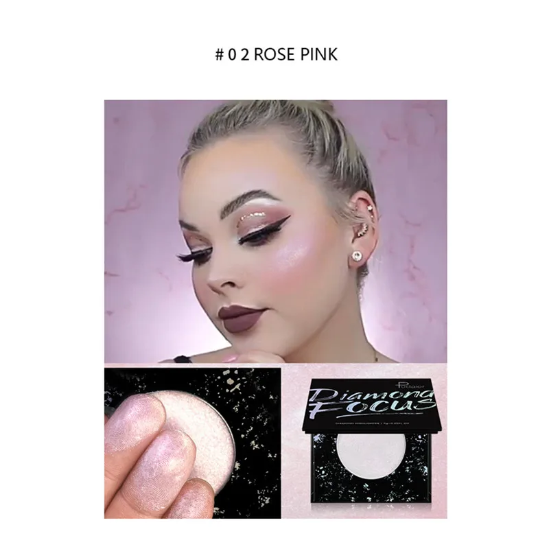 Pudaier хайлайтер пудра палитра блеск для контурного макияжа тела осветлитель