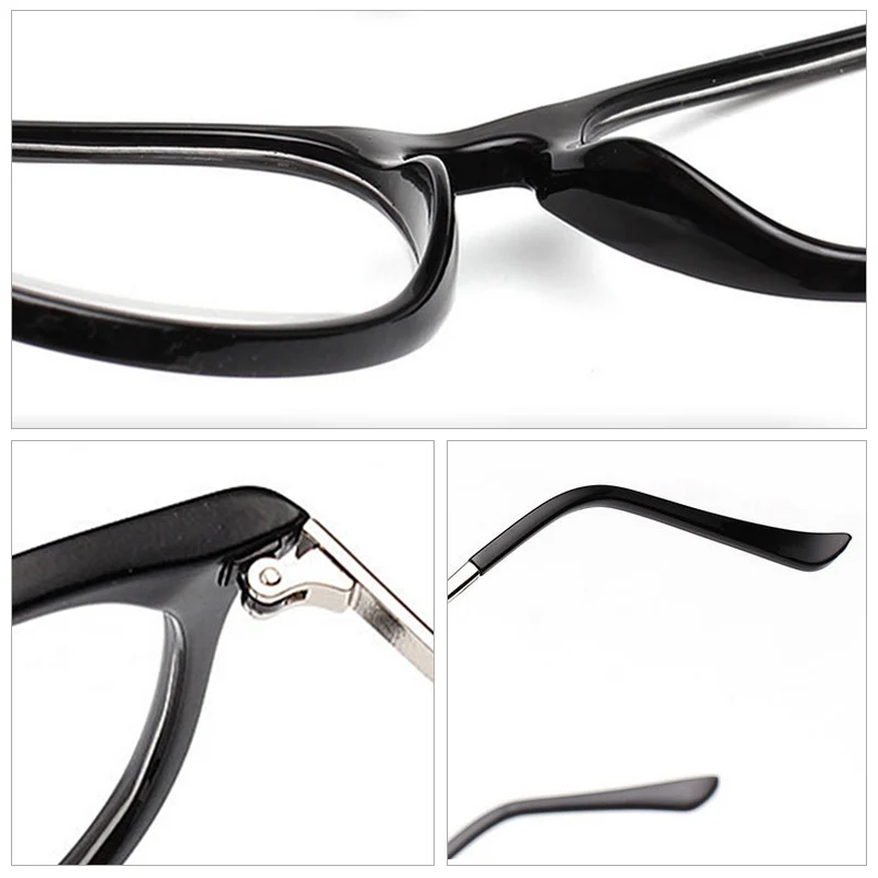 Женские очки с прозрачными линзами TRIOO модные черные оптические высокого