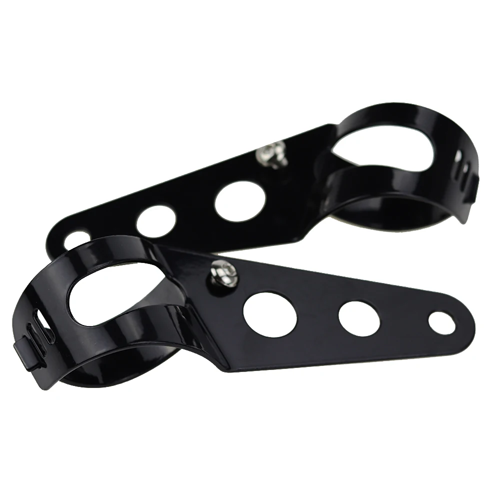 

Universal Motorcycle Headlight Mount Bracket For Harley Bobber Racer 35mm-43mm Fork Tube