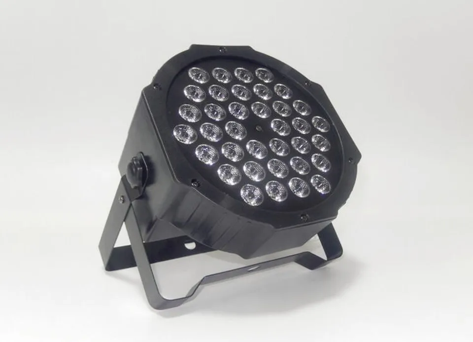 Мини LED Par light 12x3W RGBW/UV Light с DMX512 Master Slave Led плоский DJ оборудование Контроллер|led par