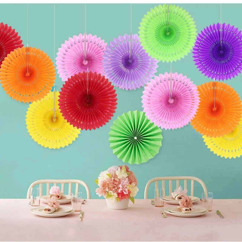 

10pcs/lot 30cm(12 inch) Beautiful Hollow Tissuel Paper Fan Flower Wedding Decoration Party Colorful Paper Flowr Ball Deco