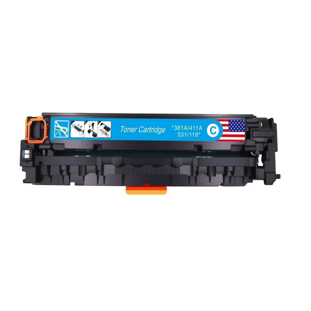 Тонер Королевство 5 шт. CE410-CE413A 305A тонер-картридж для HP LaserJet Pro 300 Color M351a M375 M475 M451