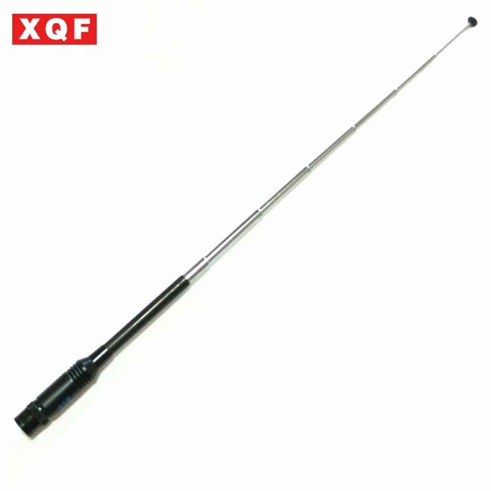 XQF RH775 Двухдиапазонная Высокая телескопическая антенна RH 775 BNC для Walkie Talkie ICOM IC V8 V80