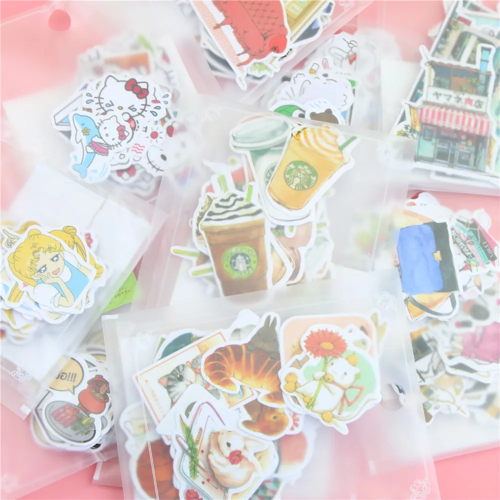 DIY Kawaii бумажная наклейка с животными прекрасный кот s для украшения дома
