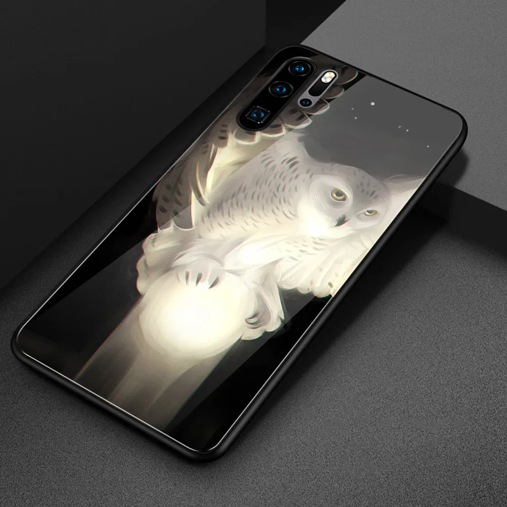Чехол для Huawei honor 8x со стеклянной задней крышкой чехол 10 lite с рисунком животного