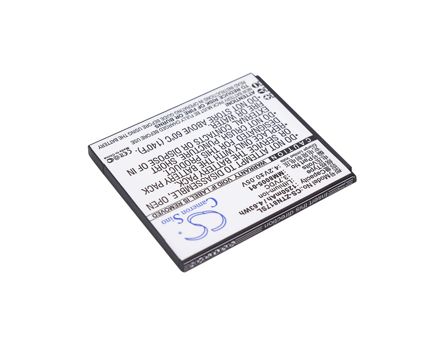 Cameron Sino высокое качество 1250 мАч батарея MM8005 01 для zte Quest N817 Uhura|cameron sino|battery for ztebattery |