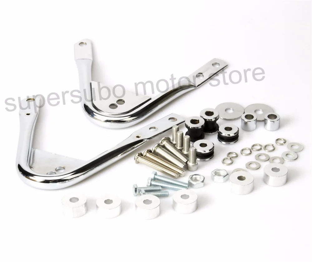 

Motorcycle Detachable Two-up Tour Pak Mounting Luggage Rack Kit For Harley Touring 1997-2008