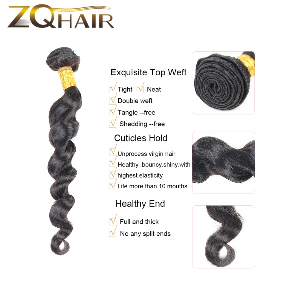 2016 Hot Sale Rushed Pure Color Peruvian Loose Wave With 3 Bundles Human Hair 7a Closure |