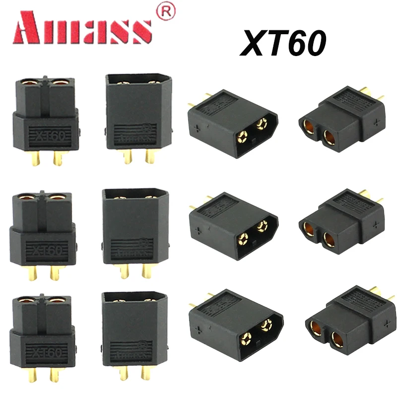 5/10 пара Amass XT60 XT 60 мужские женские разъемы Bullet для RC Lipo батарея оптом|Детали и