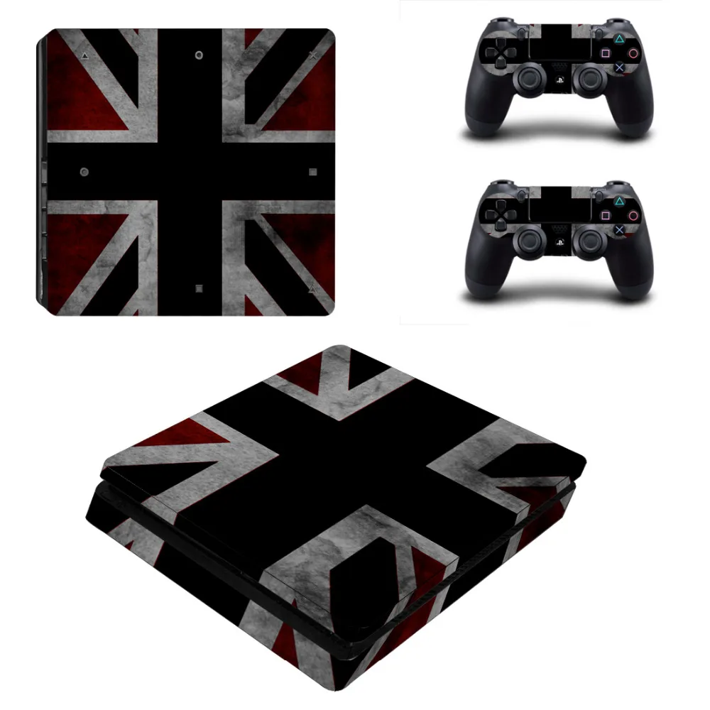 Великобритания Флаг PS4 тонкий переводная картинка наклейка для Sony PlayStation 4