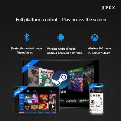 Соматосенсорный мобильный контроллер Flydigi pubg беспроводной Bluetooth геймпад с