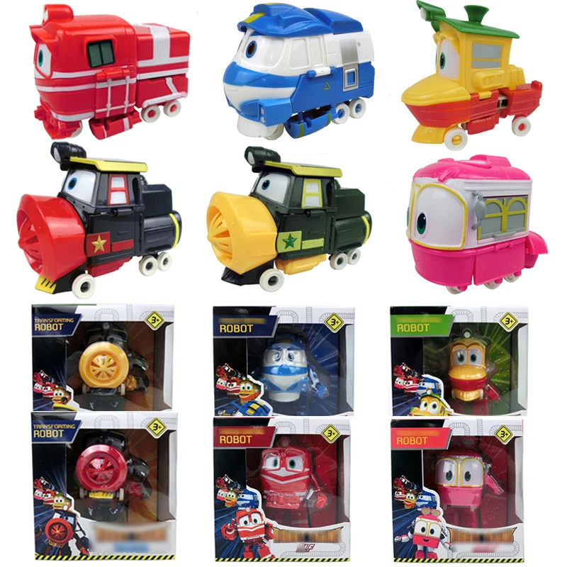 Кукла трансформер из м/ф робот поезда 12 см|Наземный транспорт| |