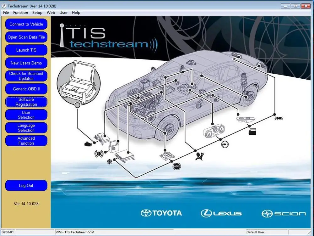 Новый TIS Techstream V14.10.028 (04/2019)+ файл трещин + флеш-перепрограммируемый DVD для Toyota