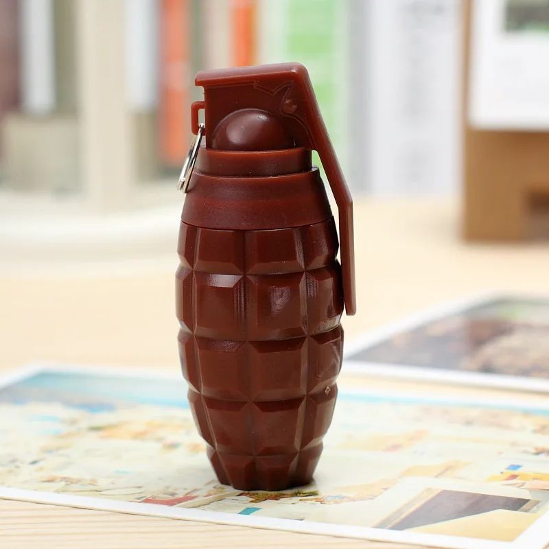 Chocolate color 1 шт. креативная личность ручные гранаты форма телескопическая Шариковая ручка Kawaii ребенок маленькие подарочные канцелярские принадлежности школьный приз - Цвет: Chocolate color