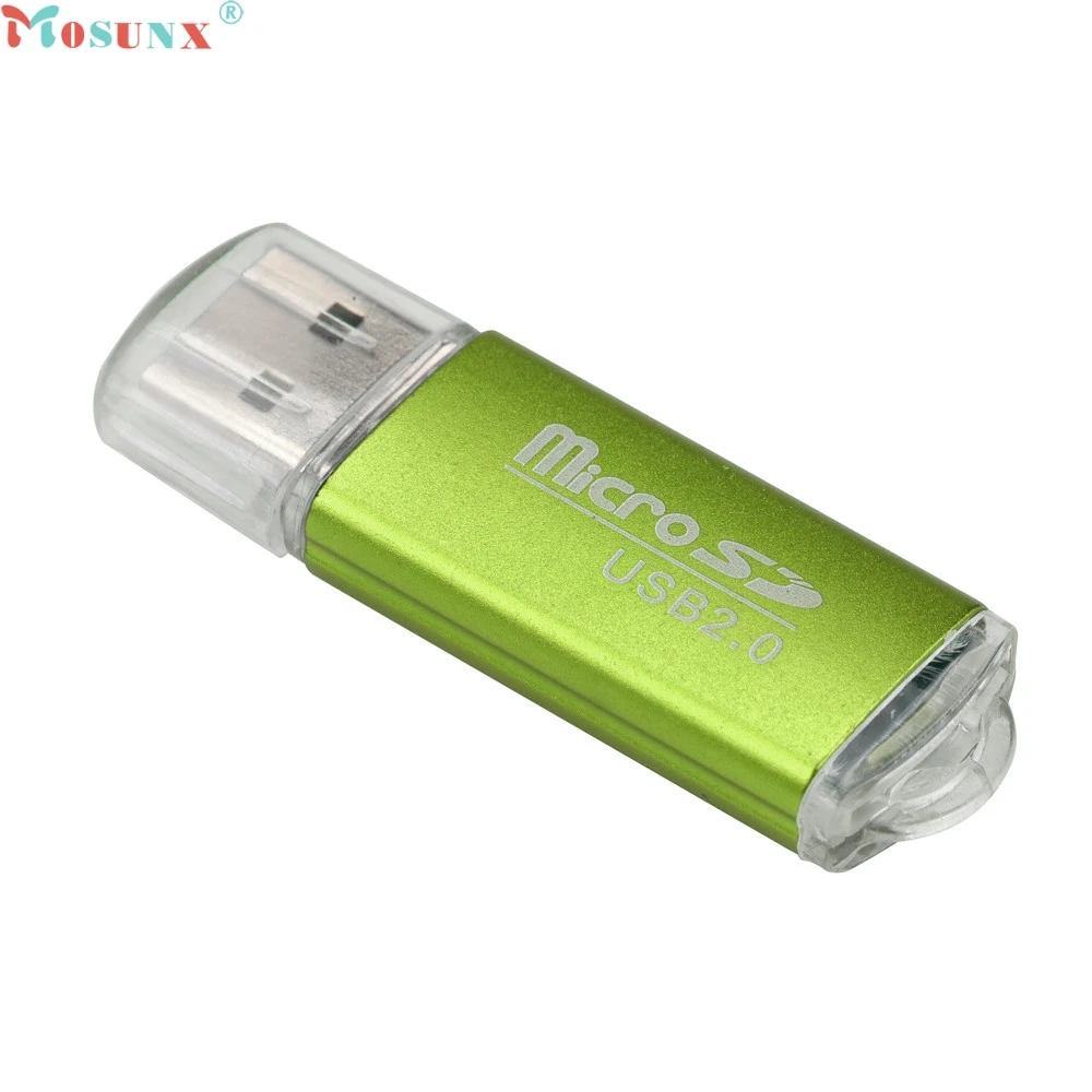Mosunx Simplestone портативный USB 2,0 адаптер Micro SD SDHC считыватель карт памяти 0307