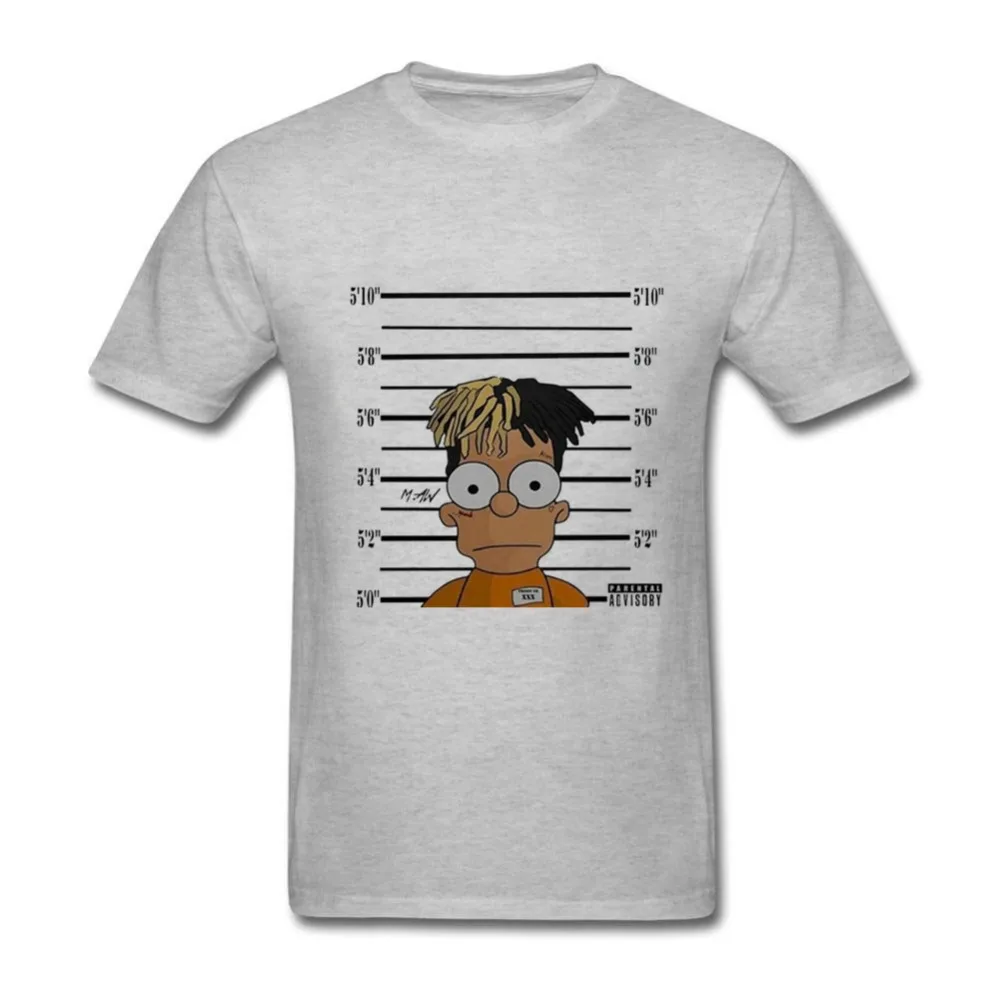 Xxxtentacion Мужская футболка с принтом homme Симпсоны Повседневная для фитнеса крутая