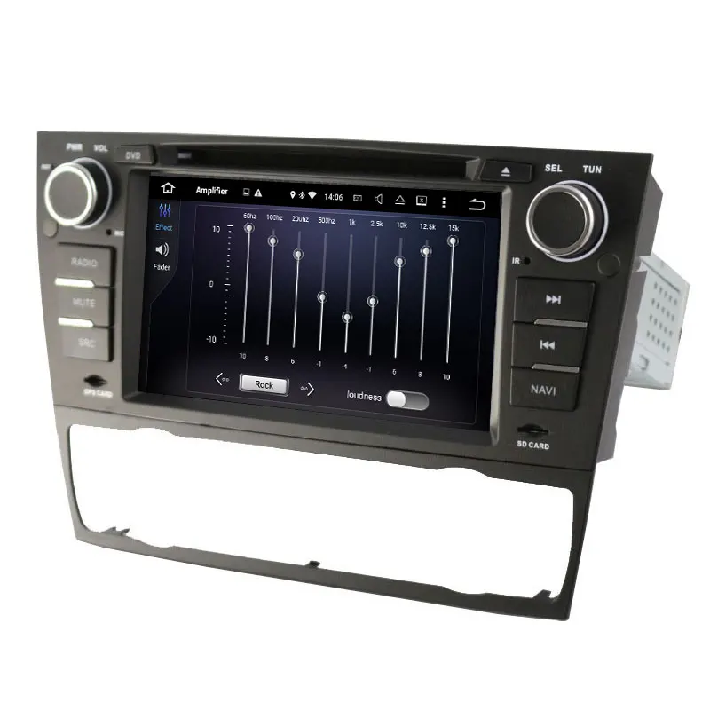 HD емкостный экран система Android 9 0 Автомобильный мультимедийный DVD плеер для BMW E90 E91