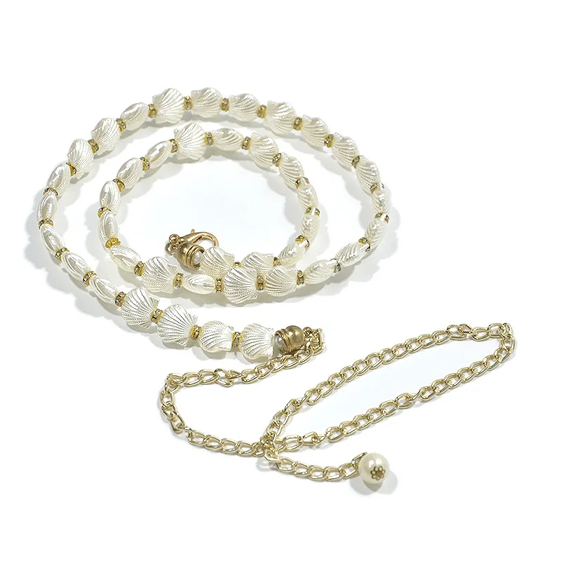 

New Lady Pearl Waistchain Fashion Belly Dancing Waistbelt Female Waistbelt Girls Pearl Dancing Belt Girls Dancing Belt B-9158