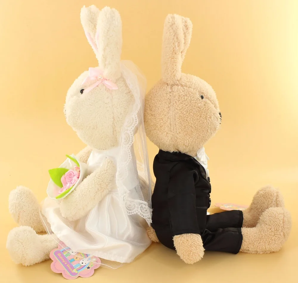 JESONN мягкие плюшевые животные кролик игрушки одеты свадебные подарки на день
