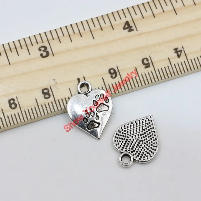 10 шт. посеребренные бусины подвески для браслетов 17 х13 мм|pendants for bracelets|charm bead