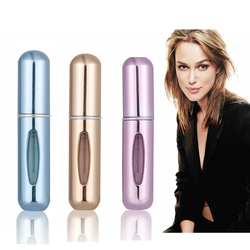 Флакон для духов женщин и девушек многоразовый Алюминиевый распылитель парфюма