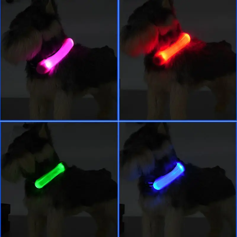 Силиконовые предупреждающие огни безопасности Pet светодиодный свет светящиеся