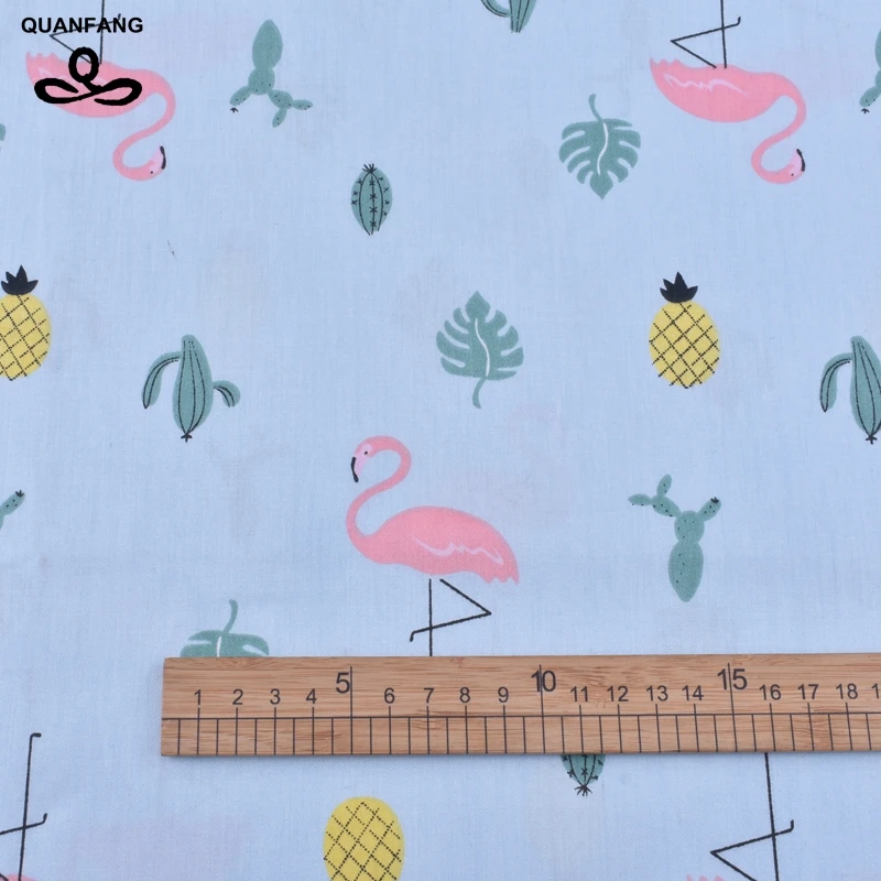 QUAN FANG Twill хлопковая ткань с мультяшным рисунком для шитья своими руками детский