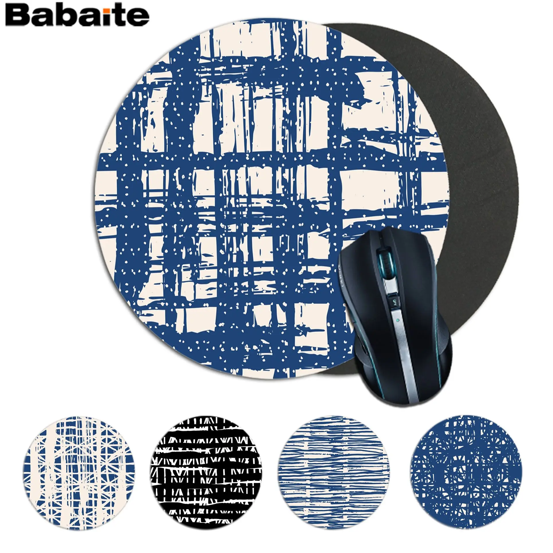 Babaite 2018 Новый галстук окрашивающий маленький коврик для мыши ПК компьютерный