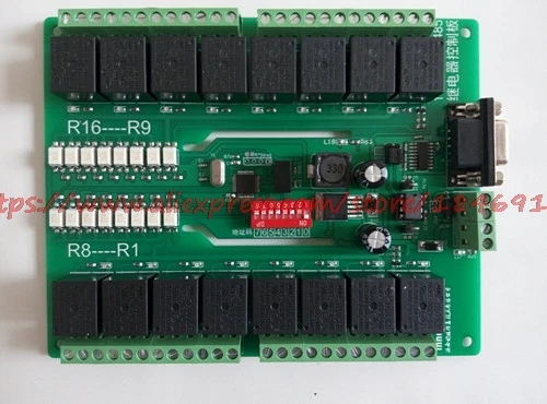 Бесплатная доставка 16 серийная шина фотосессия интерфейса MODBUS 485|panel|panel control |