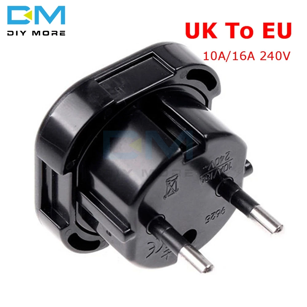 UK To EU Power Adapter DC 5V 9V 12V 1A 2A 3A Adaptor 220V To 5 V 12 V Volt Charger Supply Universal Switching EU US Plug - Цвет: UK To EU