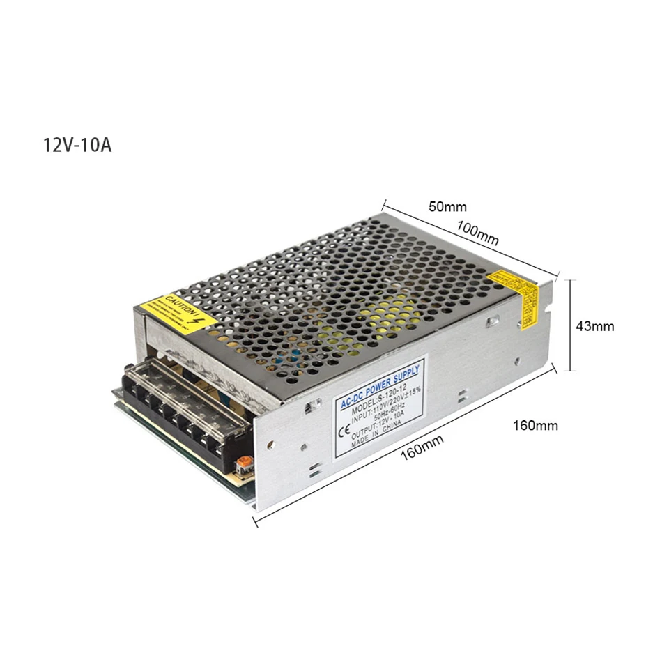 Трансформаторы освещения светодиодные полосы света AC 100 240V К DC12V адаптер питания