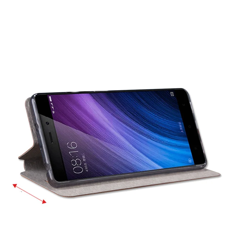 Xiaomi redmi 4 pro Чехол Флип крышка кожа 64 ГБ fundas yzp премиальные Чехлы Стенд чехол xiaomi 4|case