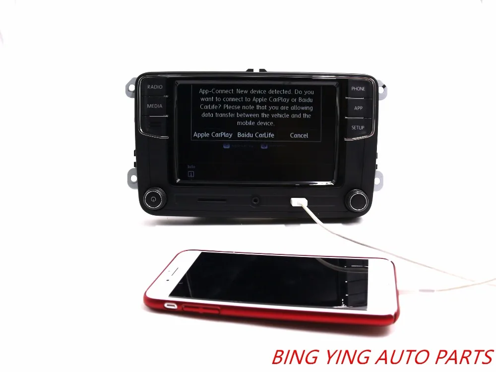 Noname Tianbao Carplay APP RCD330 330G Plus 6," MIB радиоприемник для VW Golf 5 6 Jetta CC Tiguan Passat Polo 6RD 035 187 B 6RD035187B