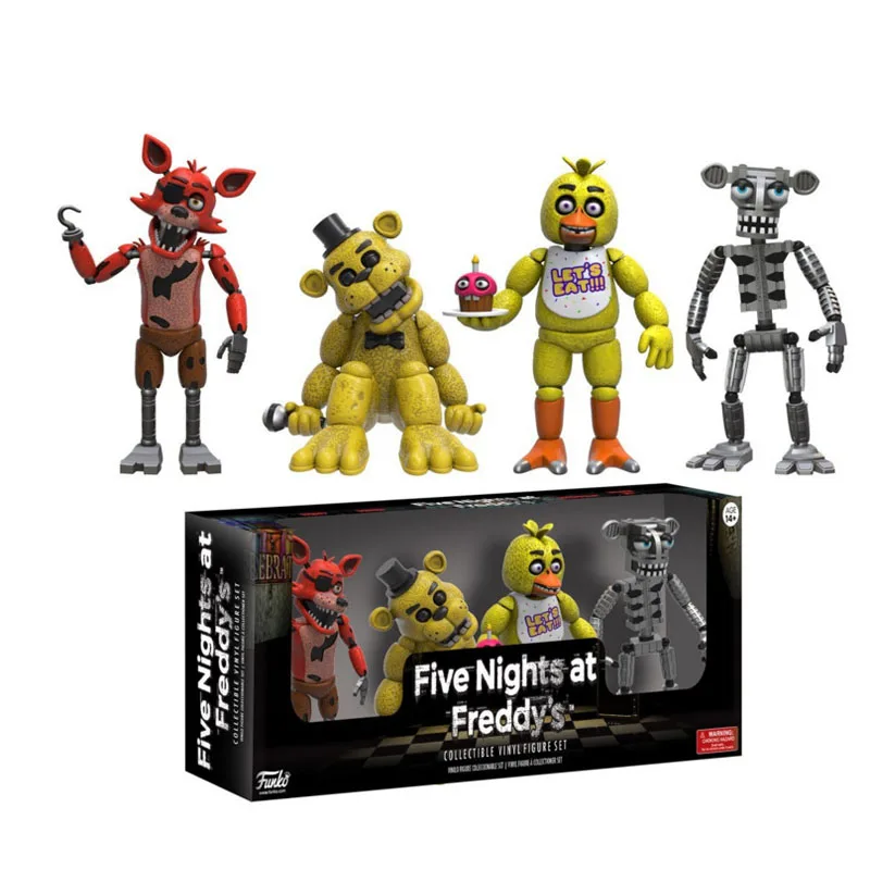 Five Night At Freddy's FNAF Экшн фигурки игрушки Foxy Freddy ПВХ фигурка FUNKO плюшевый мишка куклы