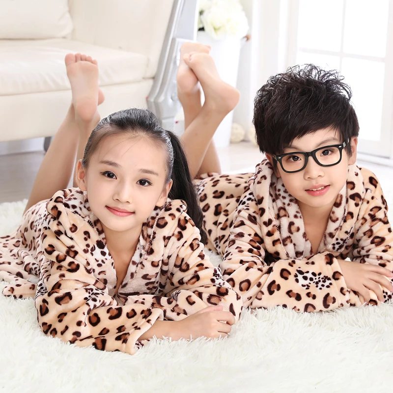 Новое поступление детский банный халат мягкая детская одежда для сна фланелевые