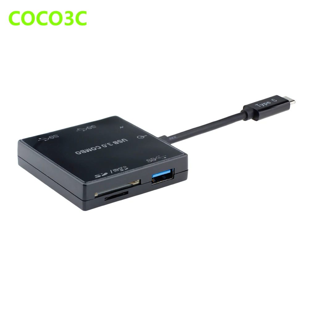 3 в 1 USB 3.1 Тип C до Порты 3.0 хаб USB-C для SD MMC/ micro SDXC TF Card Reader MacBook google nexus 6 P телефон OTG |