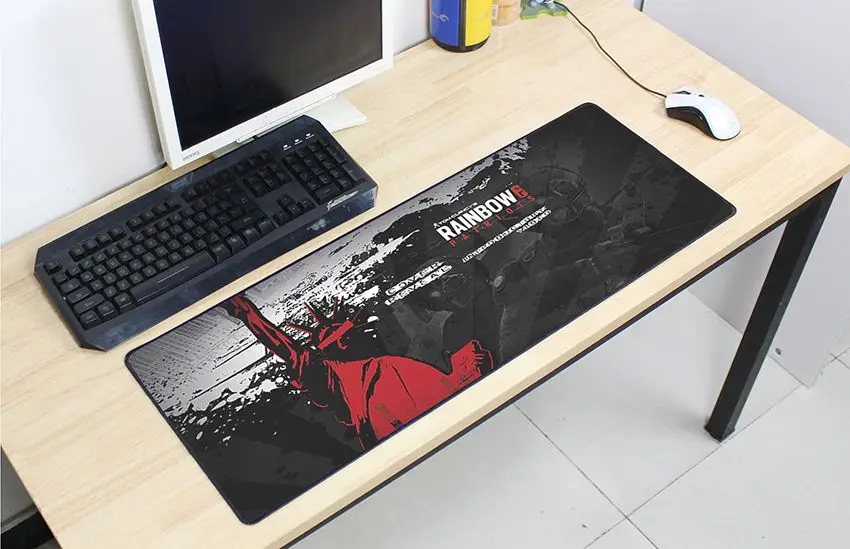 Rainbow Six Siege коврик для мыши 800x300x2 мм Коврик Для Мыши Компьютерный коврик для мыши Лидер продаж игровой коврик для мыши геймер для клавиатуры коврики для мыши