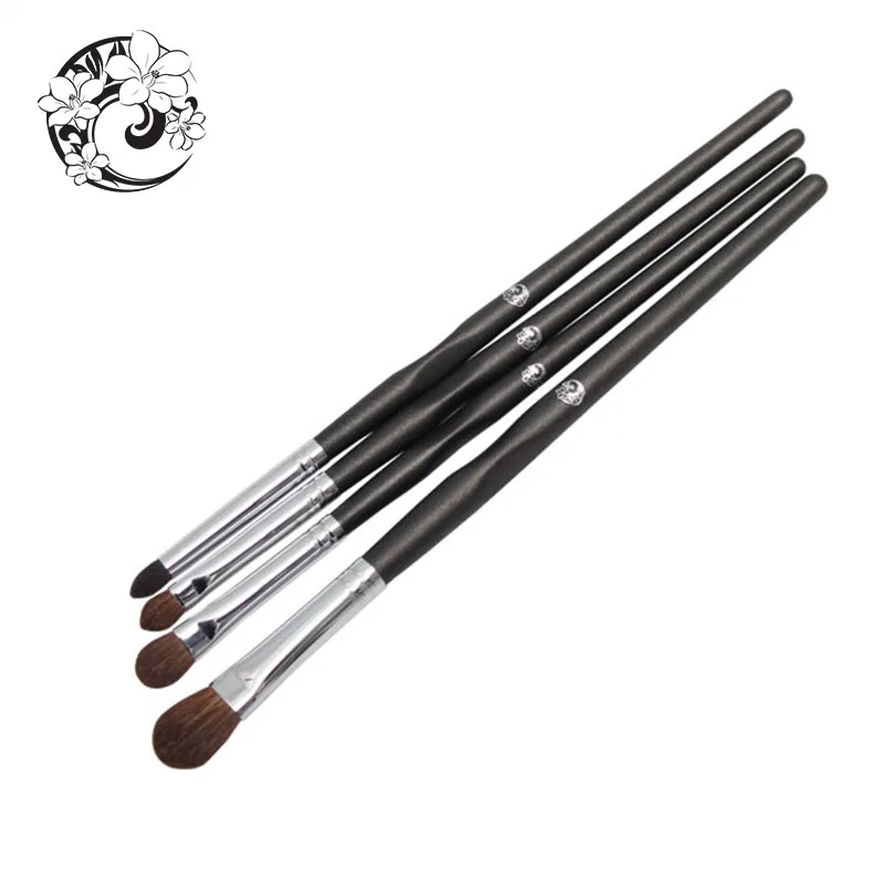 Фирменные кисти для макияжа 4 шт. из козьей шерсти набор кистей Brochas Maquillaje Pinceaux
