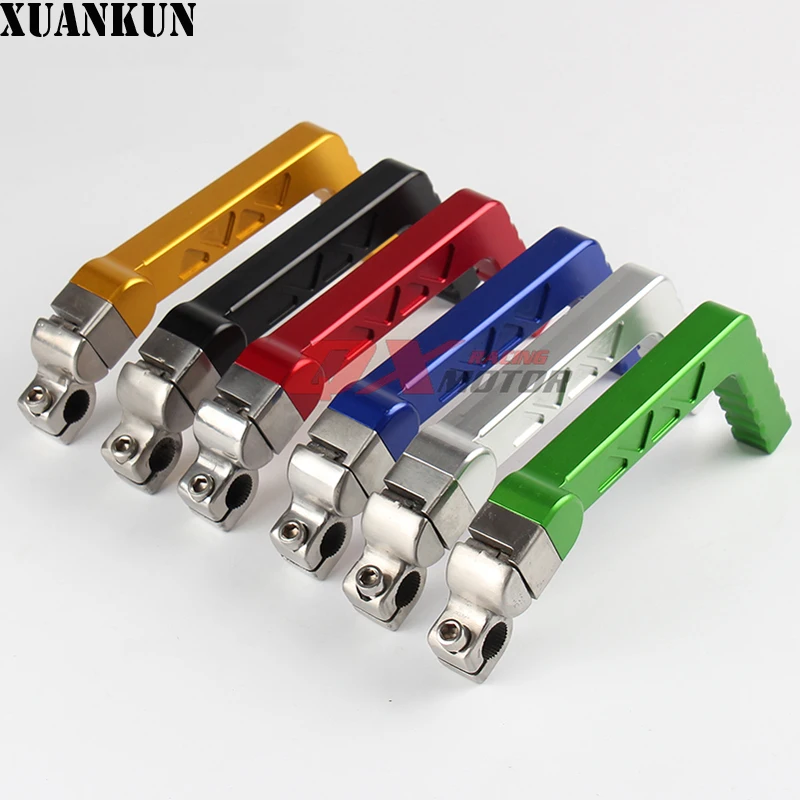 XUANKUN 50 70 110 125cc маленький гоночный мини внедорожный мотоцикл рычаг запуска