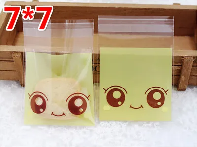 Самоклеящиеся подарочные пакеты для конфет и печенья 100 шт./лот|bag for|bags for candyeye print |