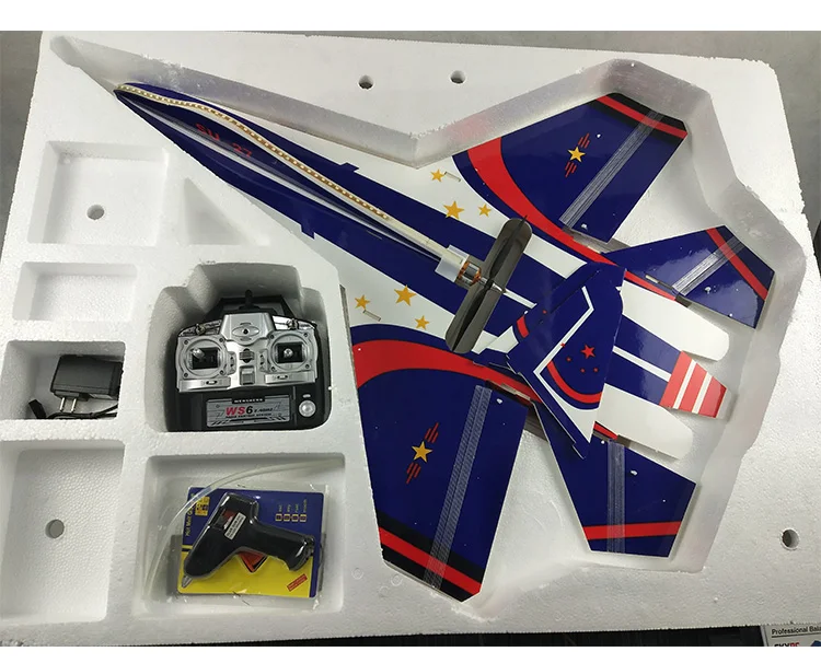 Большой RC Fighter Su27 Flanker RC самолет мощный бомбардировщик 2,4G KT доска пульт дистанционного управления Самолет DIY su27RC самолет