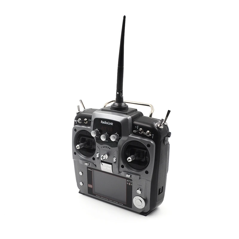 RadioLink AT10 II 2 4 ГГц 12CH пульт дистанционного управления передатчика с R12DS приемник PRM